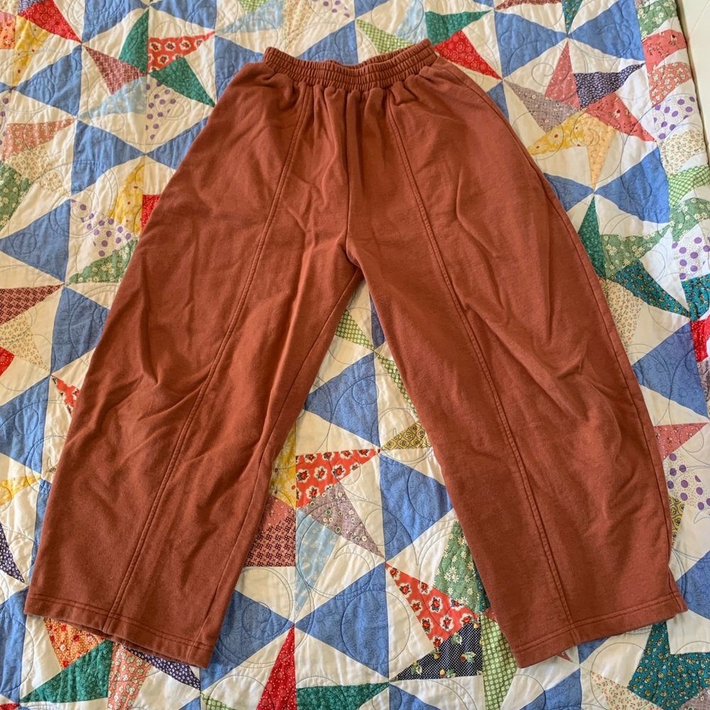 Iliana Kohn Abe Pants French Terry Barrel Leg XS